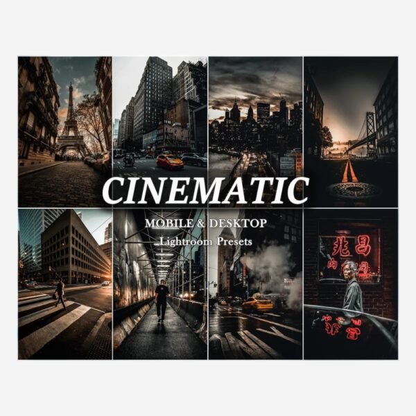 50 Presets Cinematográficos para Lightroom