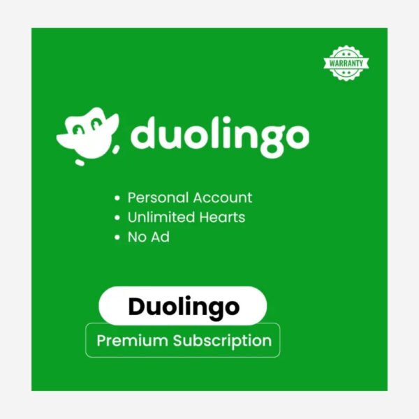Suscripción Duolingo+ Plus Unlimited